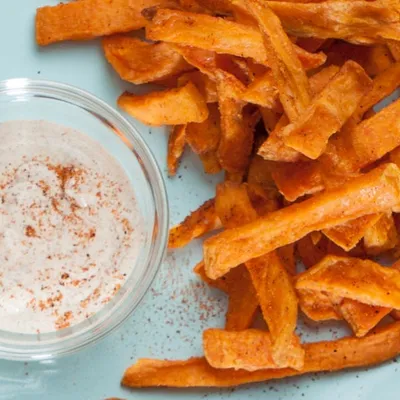 Hot & Spicy Baked Yam Fries