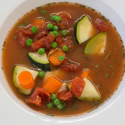 Instant Tomato & Veggie Soup