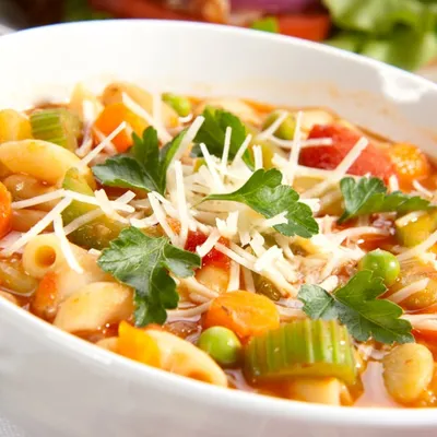 Italian Beef, Bean and Pasta Soup