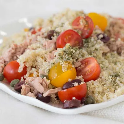 Italian Tuna Quinoa Salad