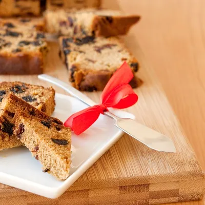 Jamaican Buttered Rum Fruitcake Loaf