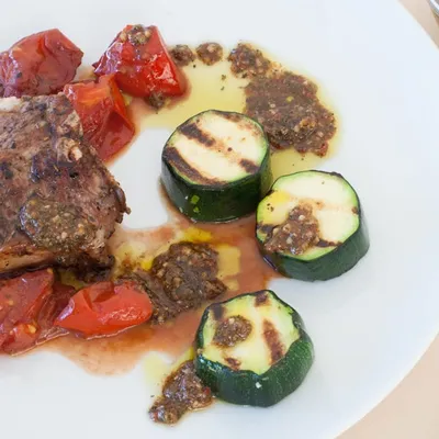 Lamb Chops with Sauce