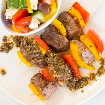 Lamb Souvlaki Skewers