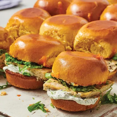 Lemon Dilly Chicken Sliders