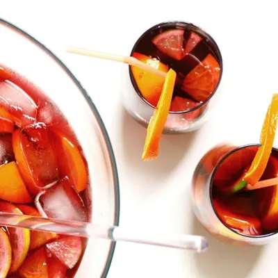 Lemon Mango Tea Sangria