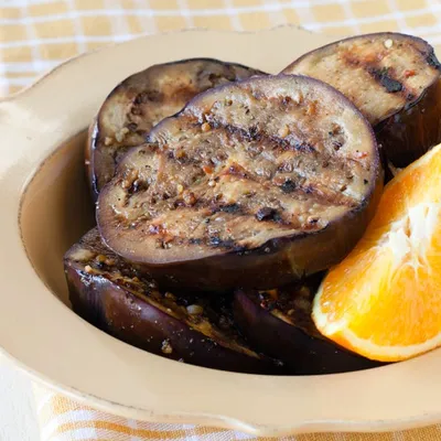 Maple Orange Grilled Eggplant
