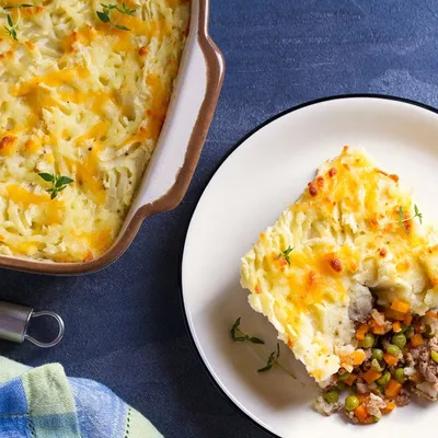 Meatloaf-Mex Shepherds Pie
