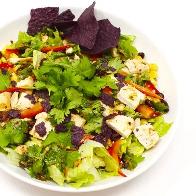 Chicken & Black Bean Taco Salad