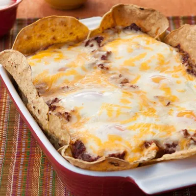 Mexican Deep Dish Huevos Rancheros