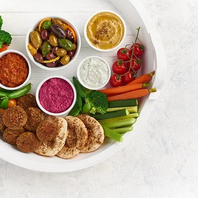 Middle Eastern Mezze Platter