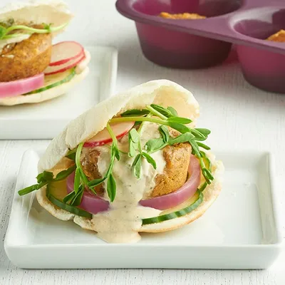 Mini Falafel Pitas