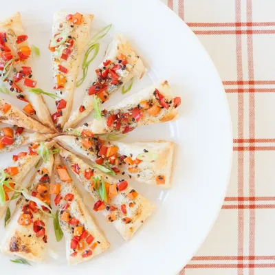 Mini Veggie Puff Pizzas