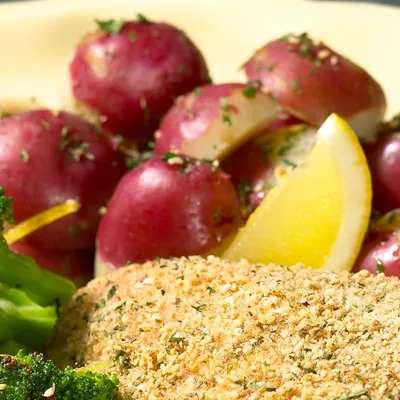 New Potatoes Tossed with Herb & Garlic Butter