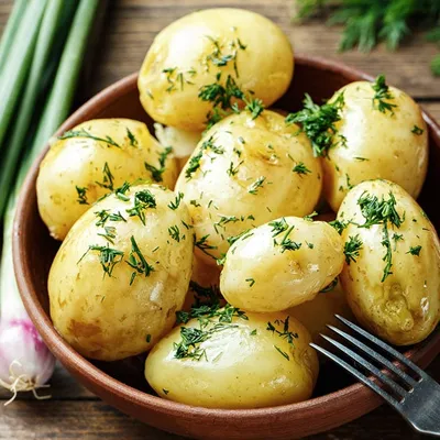New Potatoes with Herb Butter