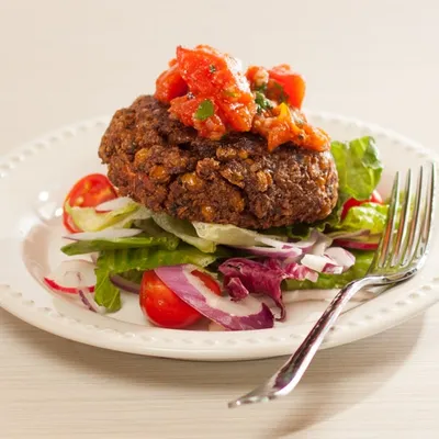 Nutty Lentil Garden Salad