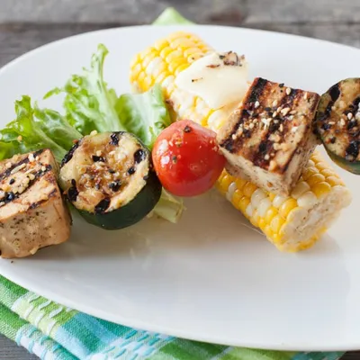 Oh Canada! Grilled Tofu Kebabs