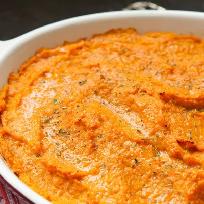 Orange Sweet Potato Gratin