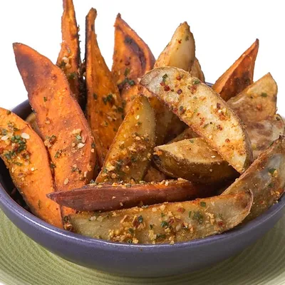Oven Barbecued Potato Wedges