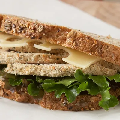 Parmesan and Dijon Mustard Chicken Sandwich