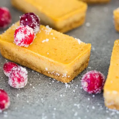 Perfectly Petite Pumpkin Cheesecakes