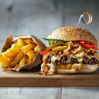 Philly Cheesesteak Burgers