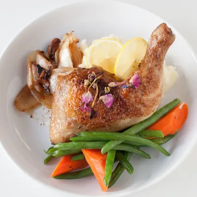 Pink Lady Brined and Roasted Chicken