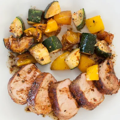 Pork Tenderloin à la Grecque