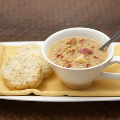 Quick Potato Lentil Soup