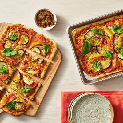 Ratatouille Sheet Pan Pizza 