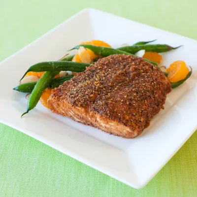 Red Adobo Sauce with White Fish