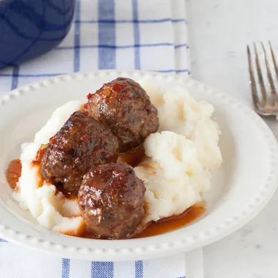 Red Pepper Jelly Meatballs