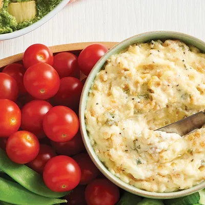 Roasted Garlic & Parmesan Hot Dip