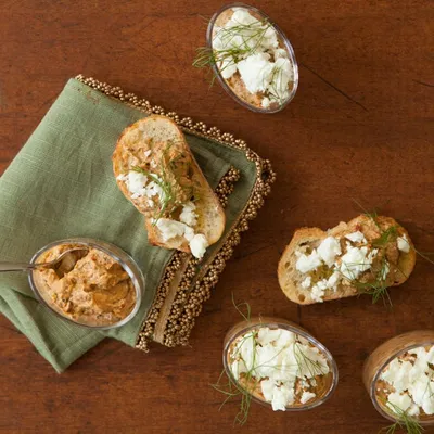 Roasted Red Pepper and Feta Dip