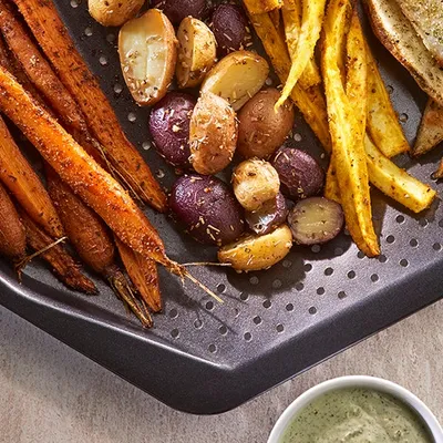 Roasted Root Veggie Fries