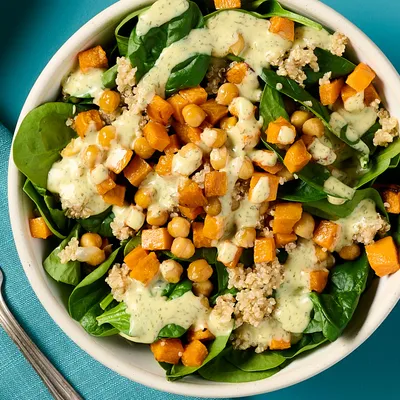Roasted Sweet Potato & Quinoa Salad