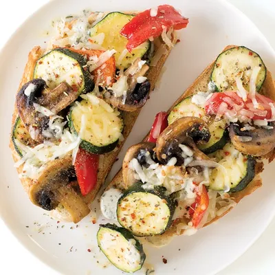 Roasted Vegetable Tartine