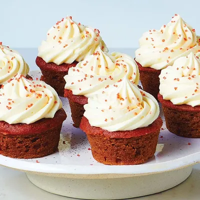 Ruby Red Velvet Cupcakes