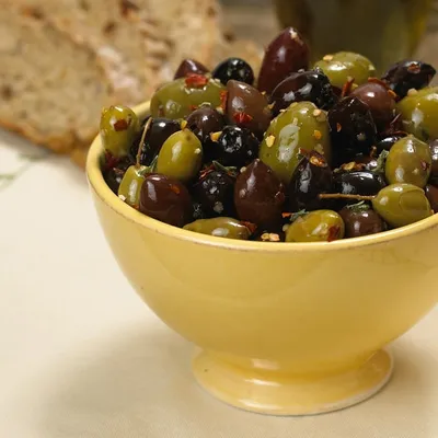 Rustic Marinated Olives