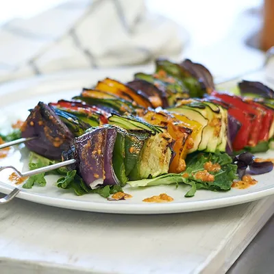 Salsa Veggie Skewers