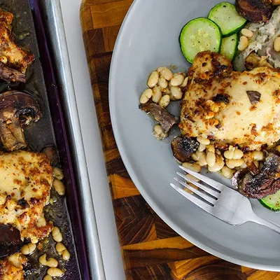 Sheet Pan Coq au Vin