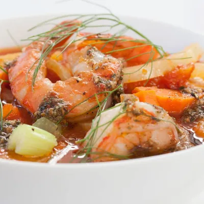 Shrimp Stew with Sauce