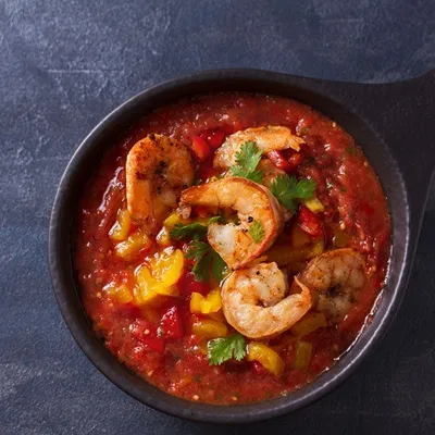 Shrimp with Tomato Sauce