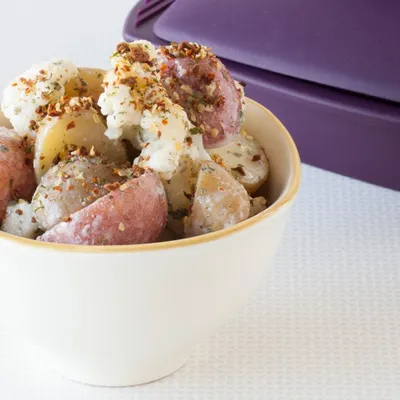 Steamer 8-Minute Potato and Cauliflower Salad