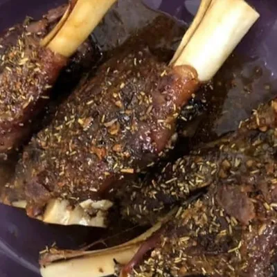 Slow Roasted Lamb Shank