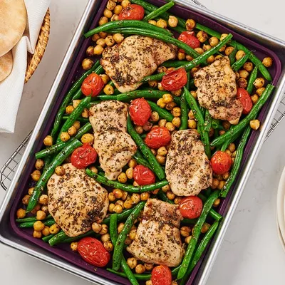 Souvlaki Sheet Pan Dinner