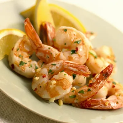 Stir-fried Shrimp with Salmon Rub