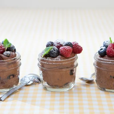 Summer Berry Chocolate Mousse