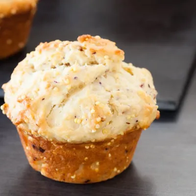 Summer Berry Millet Muffins