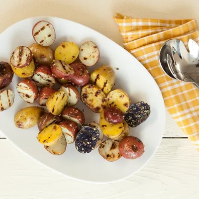 Sylvie’s Grilled Mediterranean Potatoes