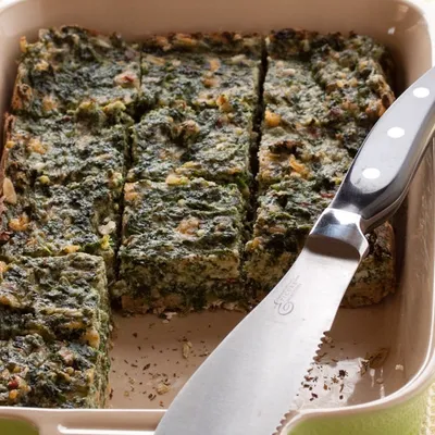 Sylvie's Lunchbox Spinach Squares